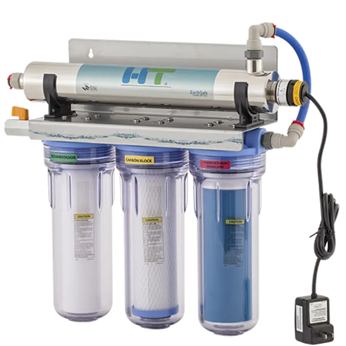 Purificadores de agua - SISTEMA DE FILTRACIÓN Y DESINFECCIÓN HT-4 CLARO